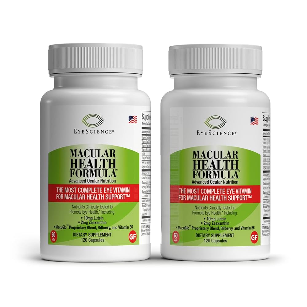 健康・医学 Nutrition and Oral Medicine Amazon.com: EyeScience – Macular Health Formula – 120